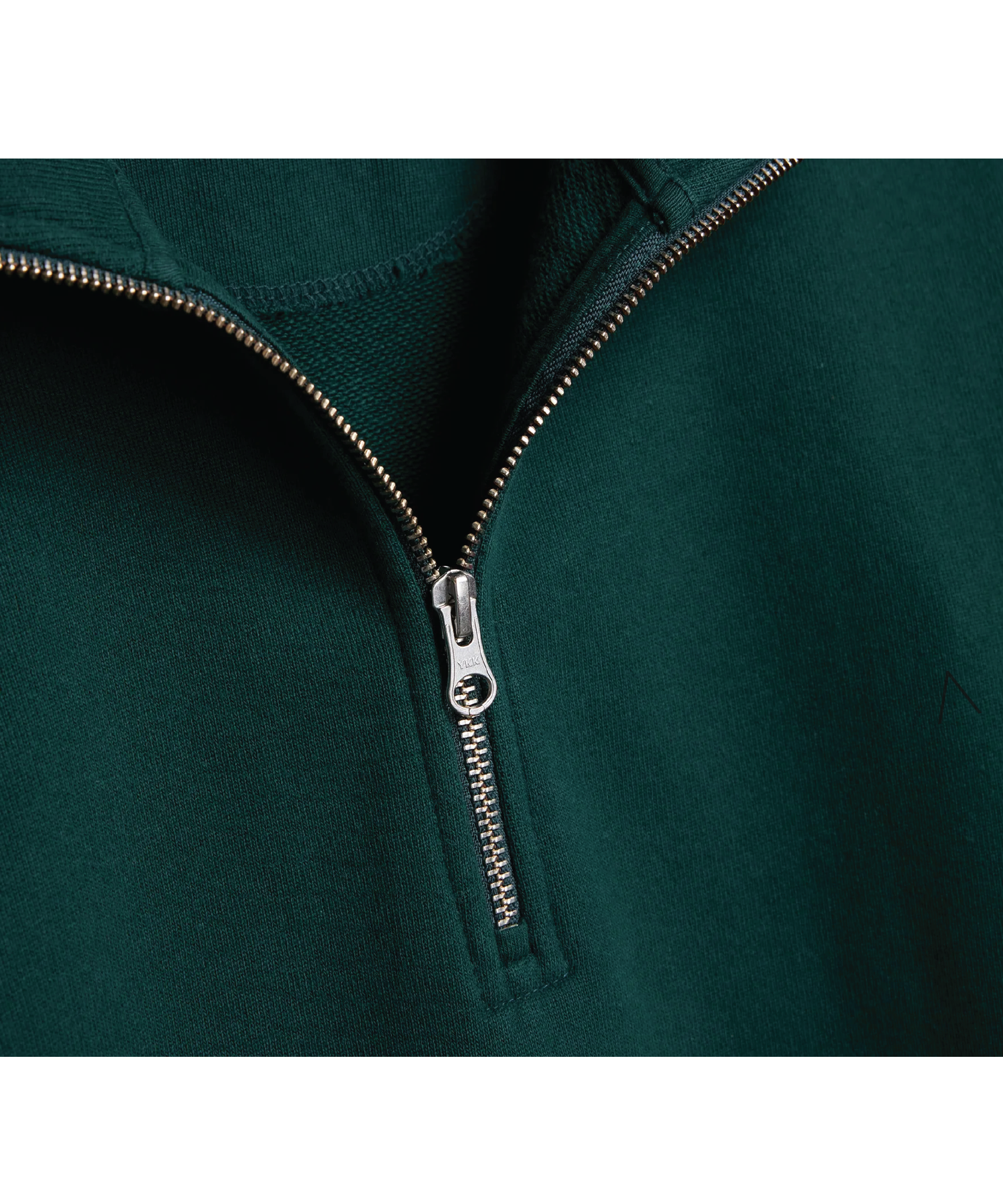 Cliffside (Pine) Heavyweight Organic French Terry Quarter Zip