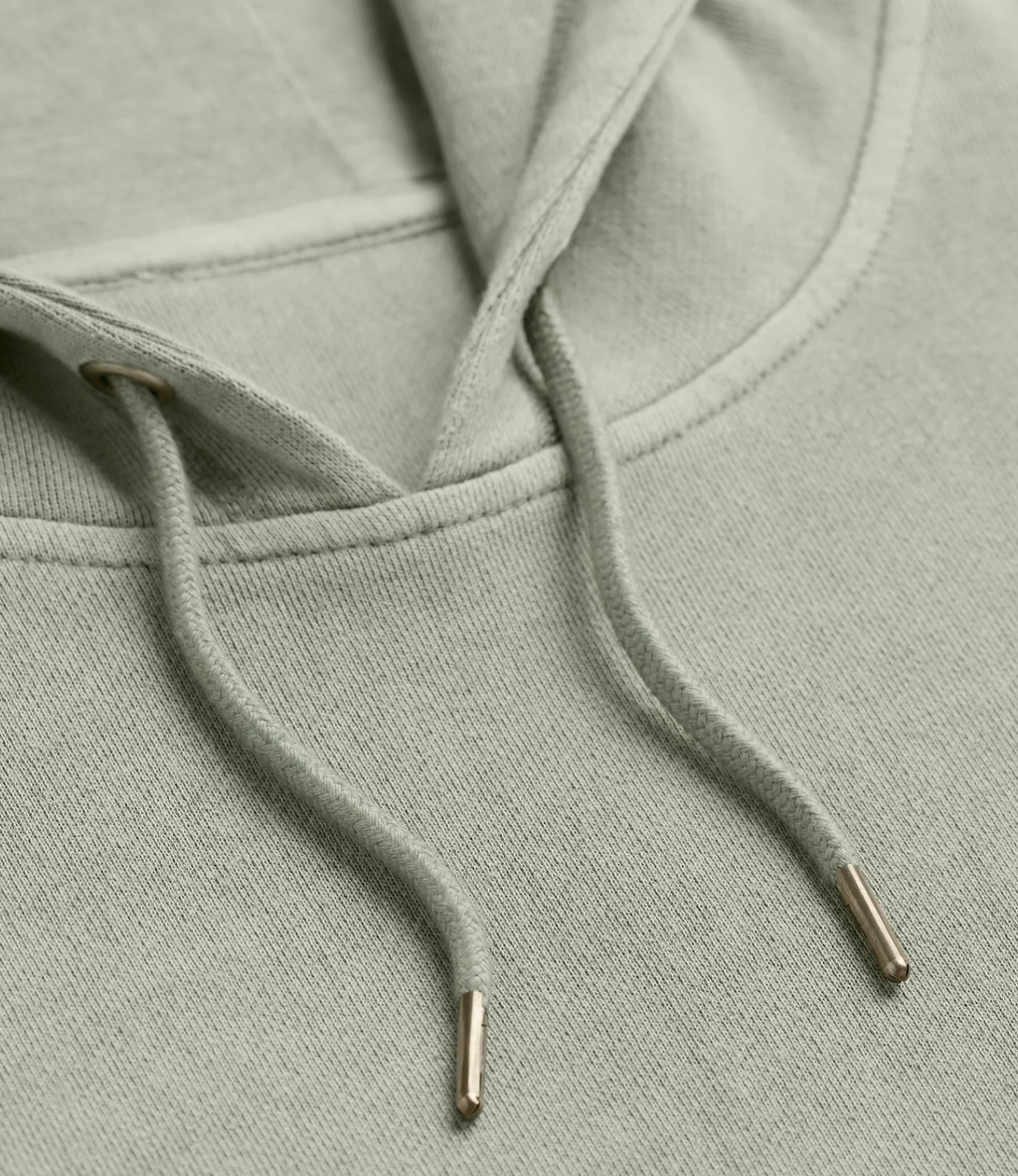 Downeaster (Sage) Midweight Organic French Terry Hood