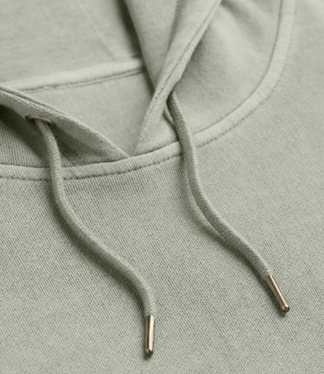 Downeaster (Sage) Midweight Organic French Terry Hood