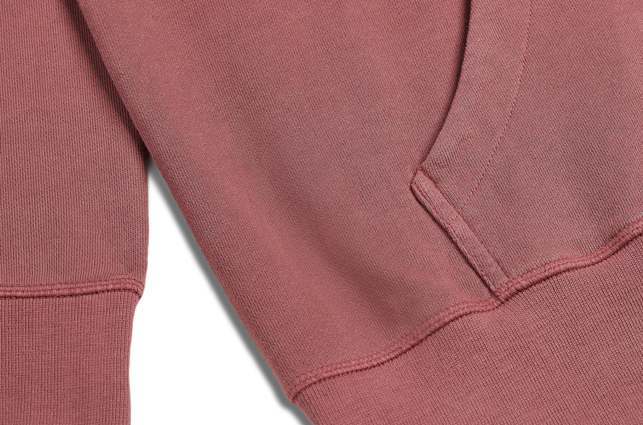 Downeaster (Rosewood) Midweight Organic French Terry Hood