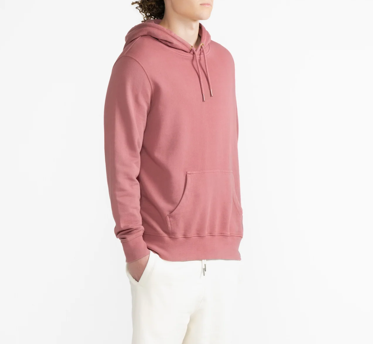 Downeaster (Rosewood) Midweight Organic French Terry Hood