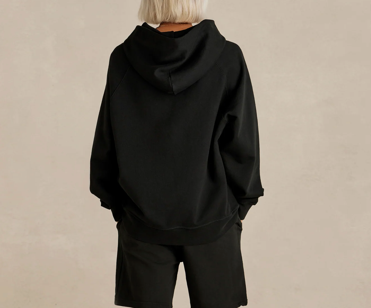 Main Mast (Black) Heavyweight Organic French Terry Hood