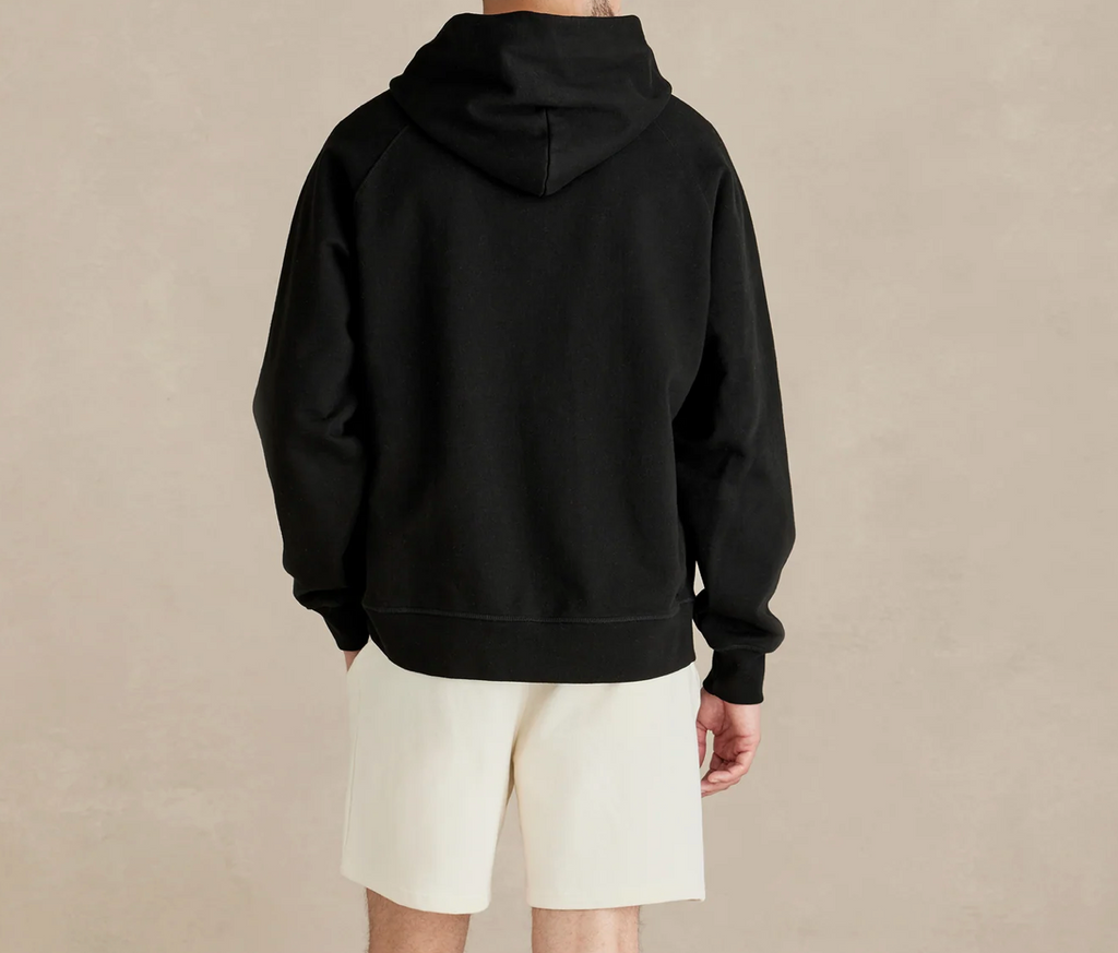Main Mast (Black) Heavyweight Organic French Terry Hood