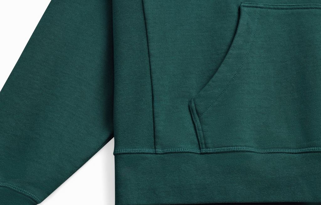 Main Mast (Pine) Heavyweight Organic French Terry Hood