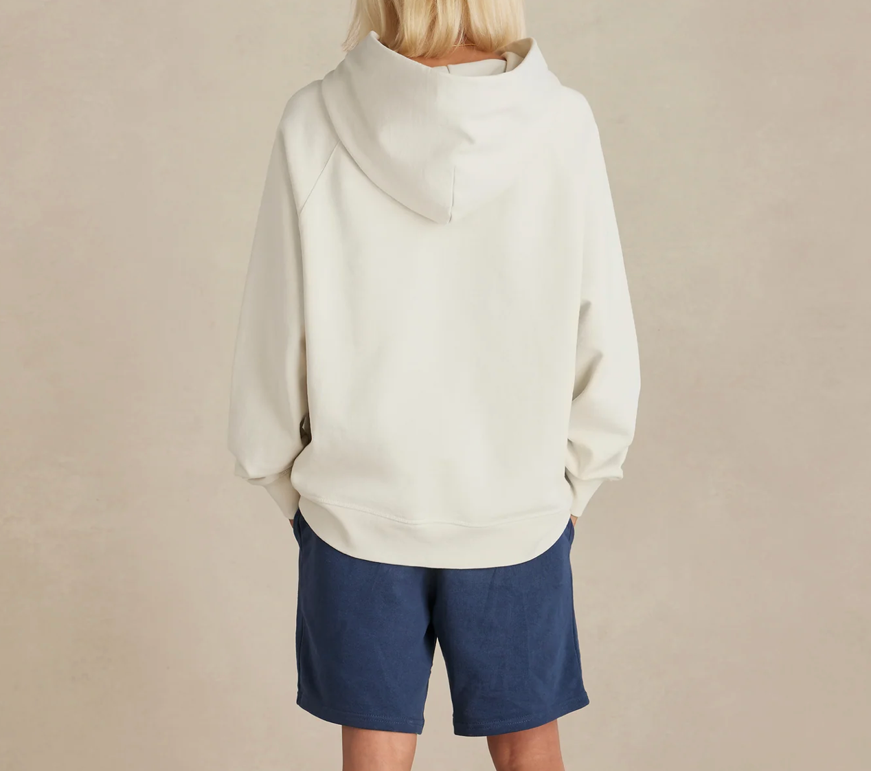 Main Mast (Parchment) Heavyweight Organic French Terry Hood