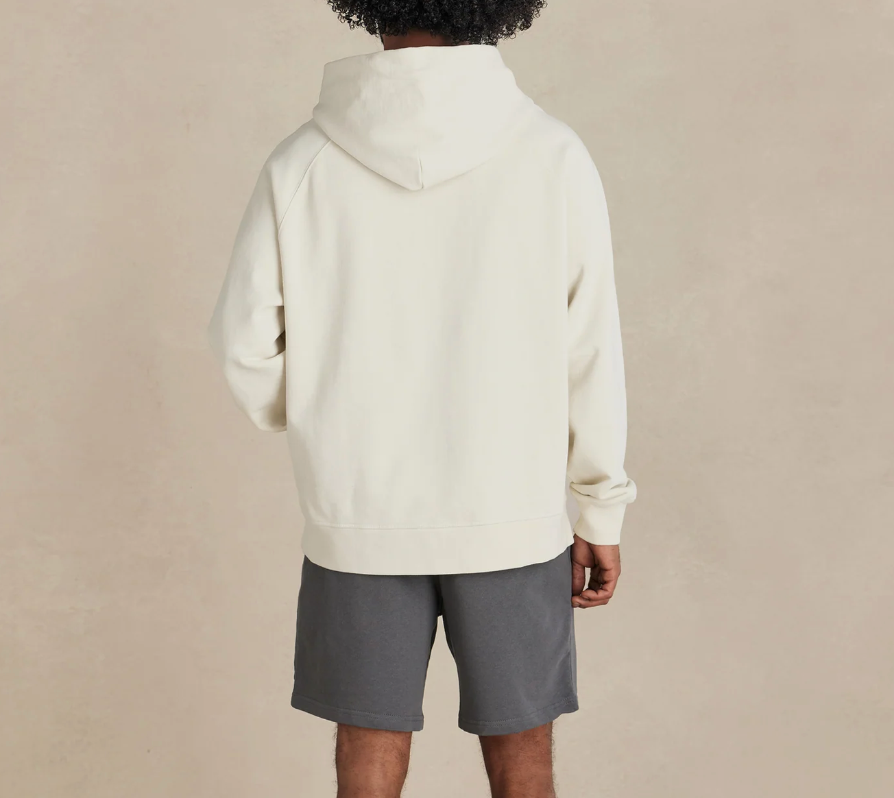 Main Mast (Parchment) Heavyweight Organic French Terry Hood