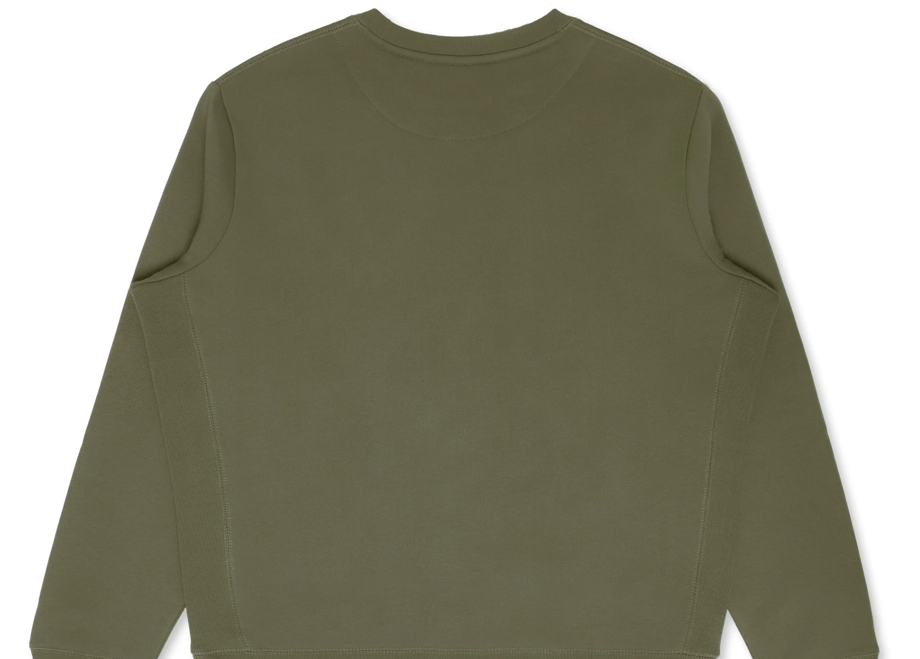 Wayfarer (Military Olive)  Heavyweight Organic Brushed Crew