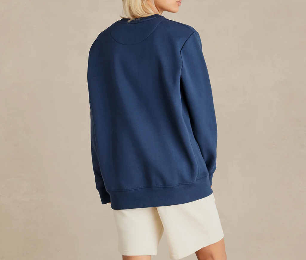 Wayfarer (Ocean Blue)  Heavyweight Organic Brushed Crew