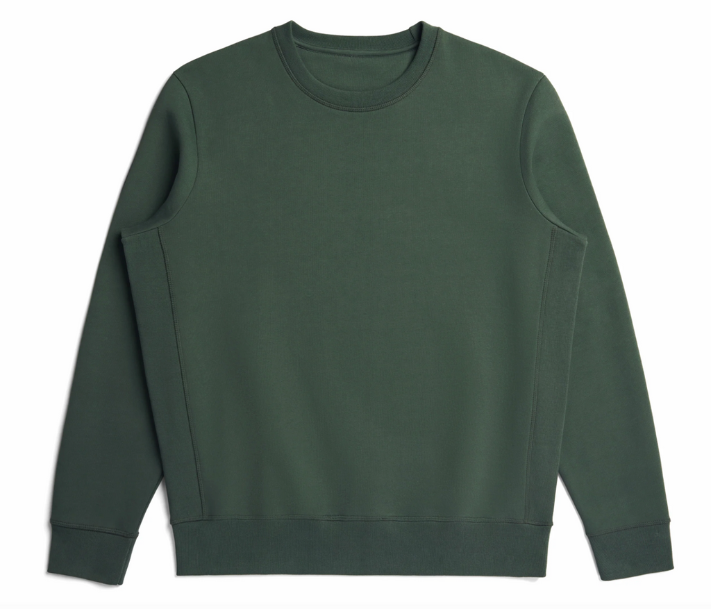 Wayfarer (Ivy)  Heavyweight Organic Brushed Crew