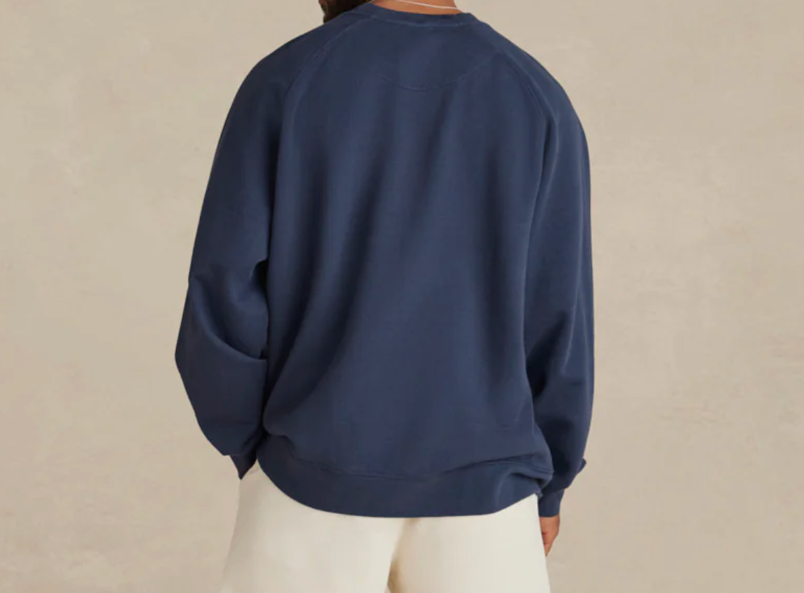 Wharf (Eclipse) Ultra Heavyweight Organic French Terry Crew