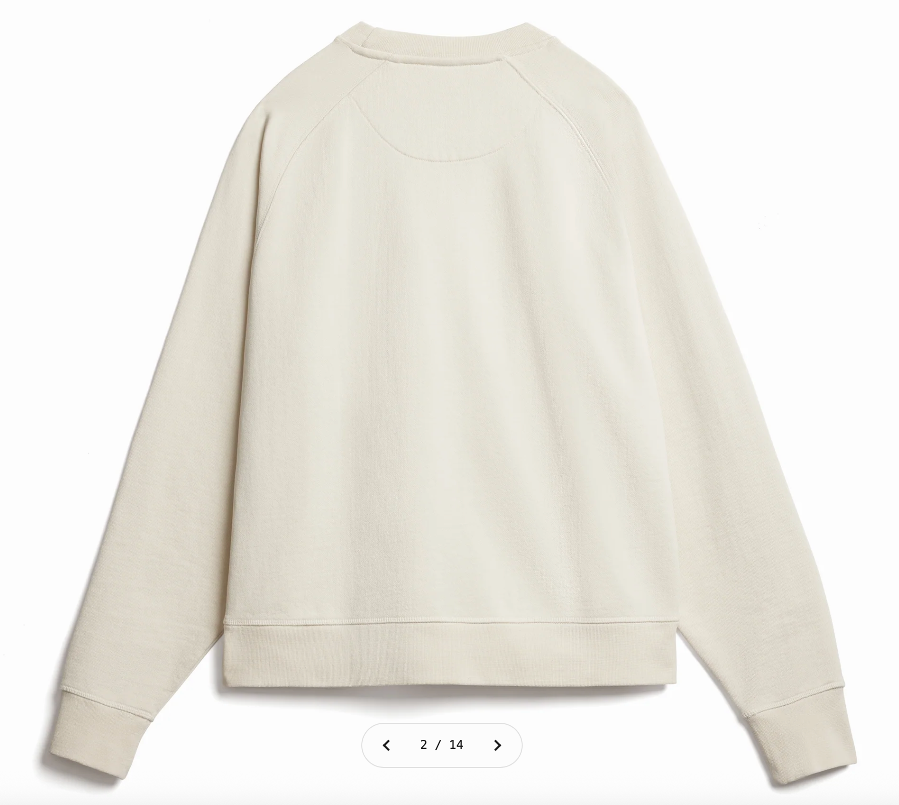 Wharf (Parchment) Ultra Heavyweight Organic French Terry Crew