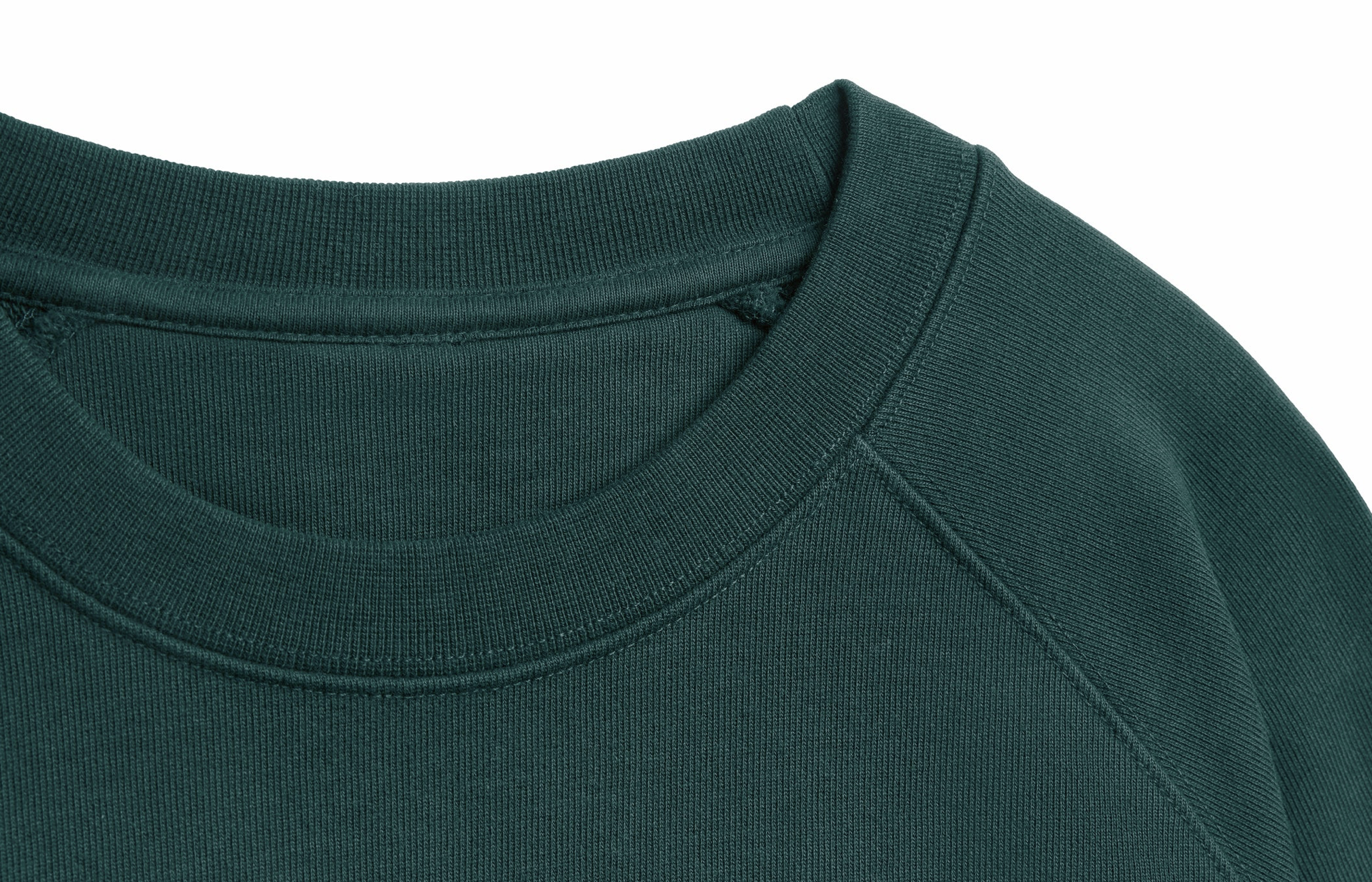 Wharf (Pine) Ultra Heavyweight Organic French Terry Crew