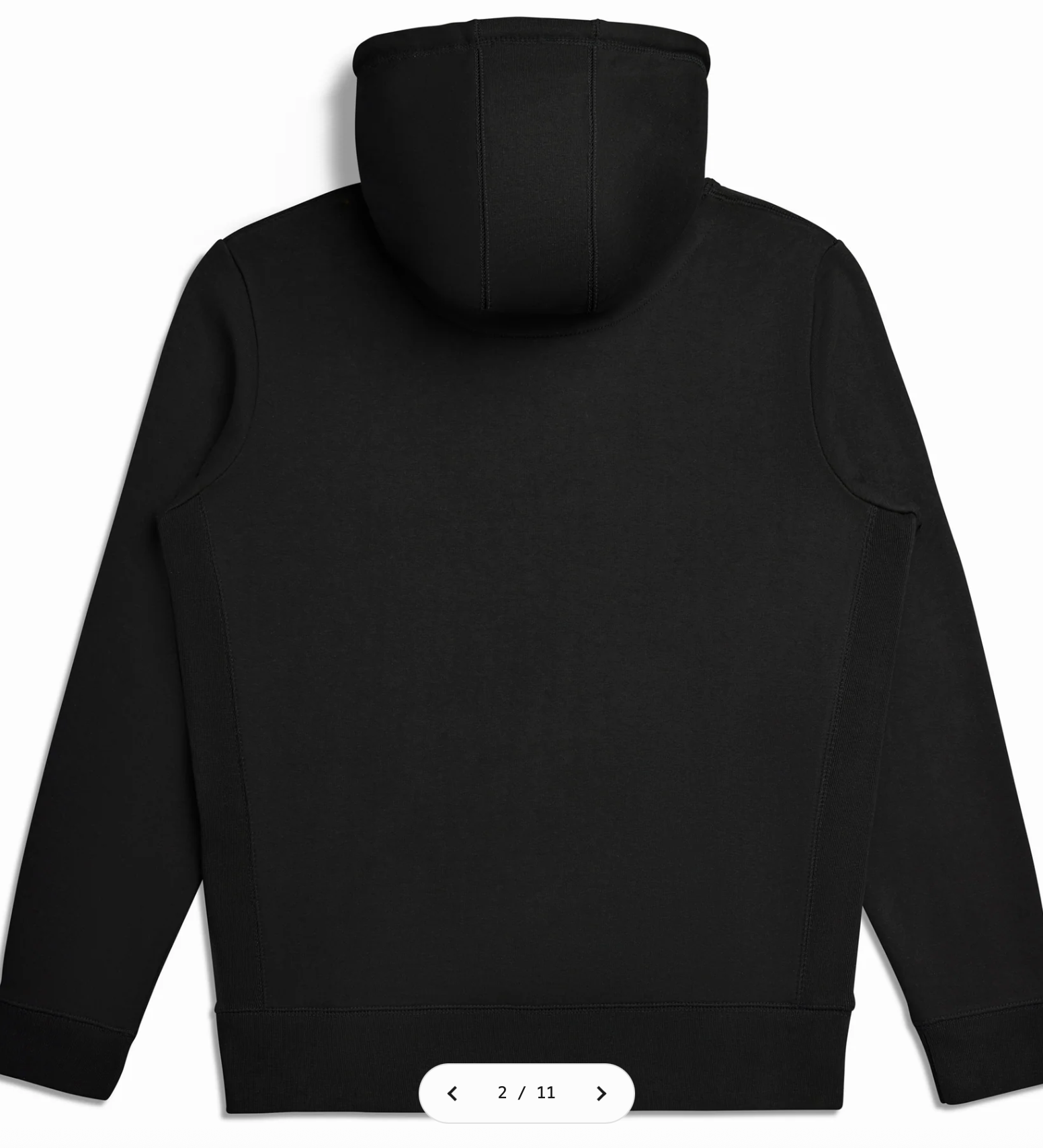 TrailBlazer ( Black) Heavyweight Organic Brushed Hood