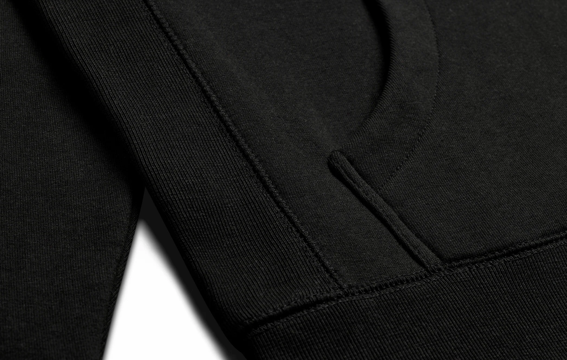 TrailBlazer ( Black) Heavyweight Organic Brushed Hood