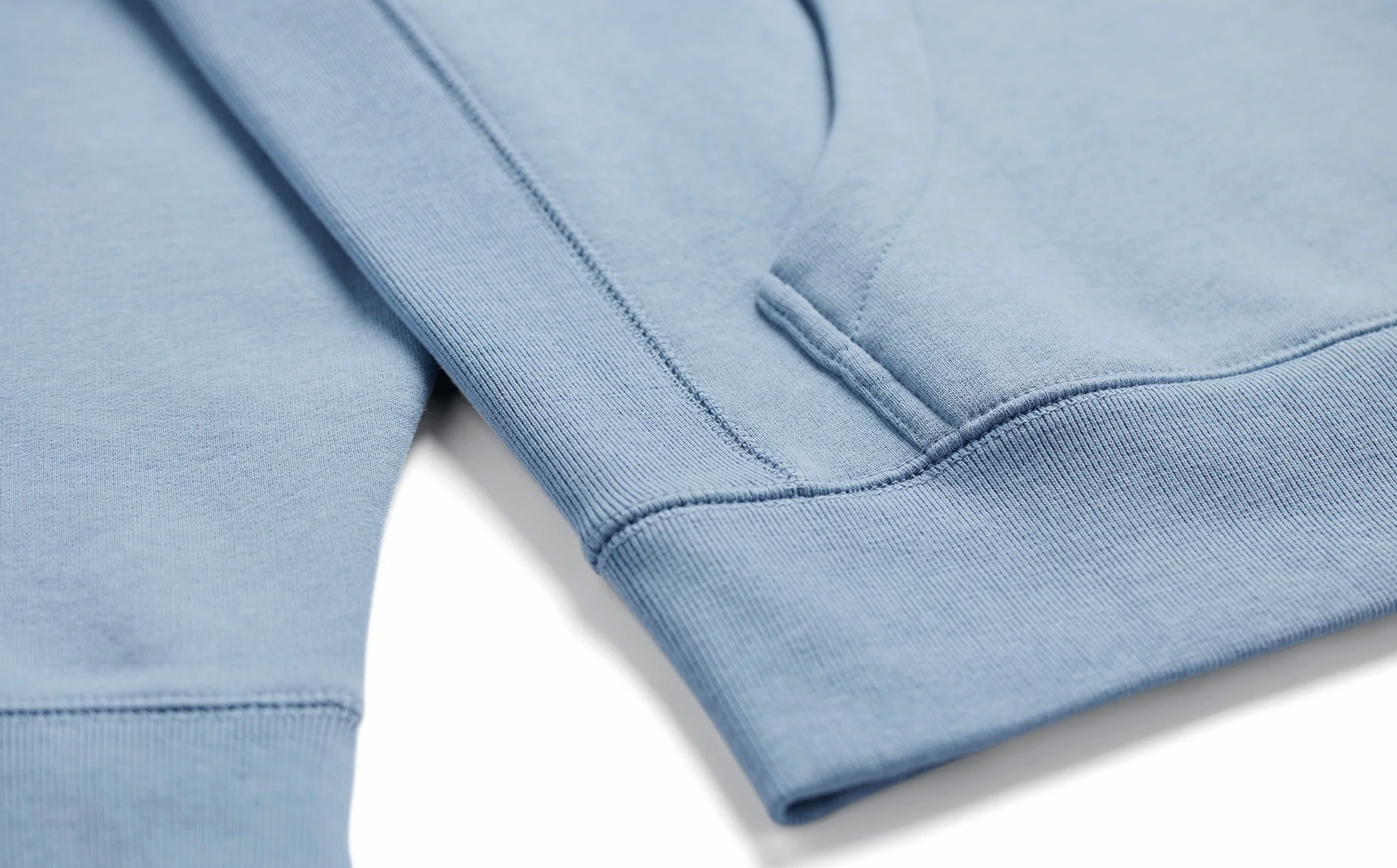 TrailBlazer (Cloud Blue ) Heavyweight Organic Brushed Hood