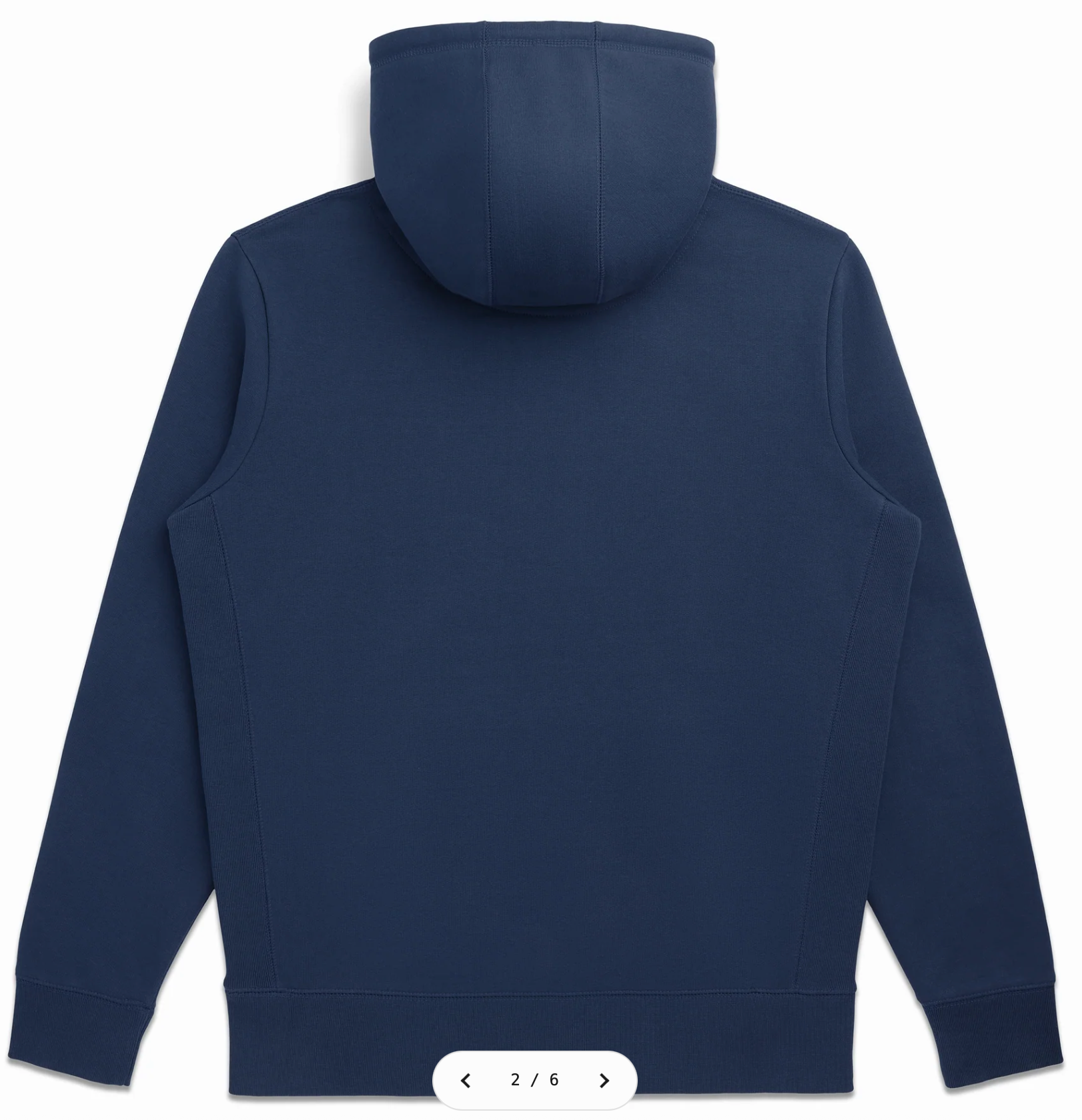 Trailblazer (Ocean Navy) Heavyweight Organic Brushed Hood