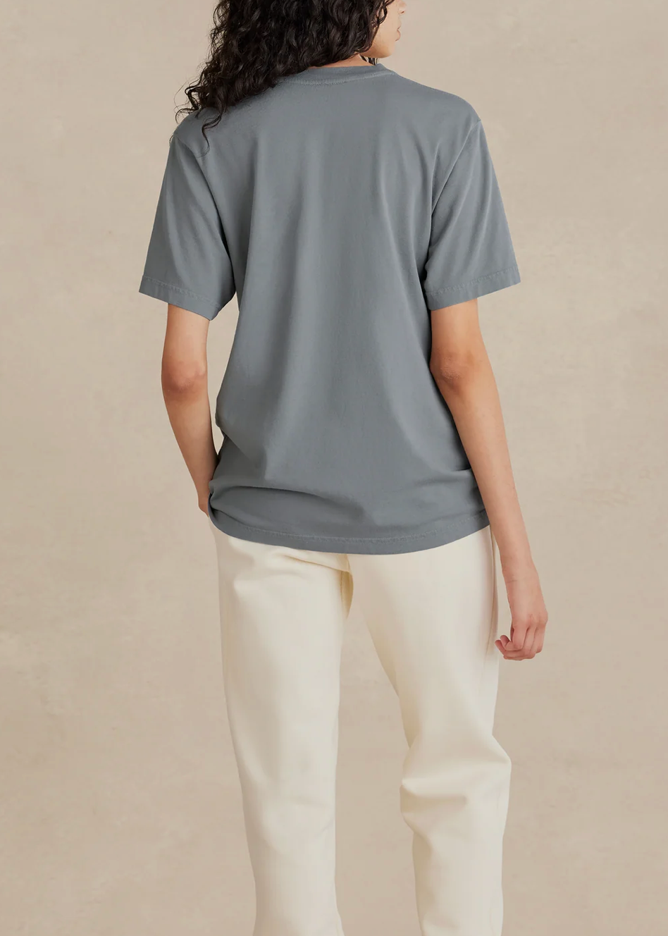 Dune (Storm) Heavyweight Organic Tee