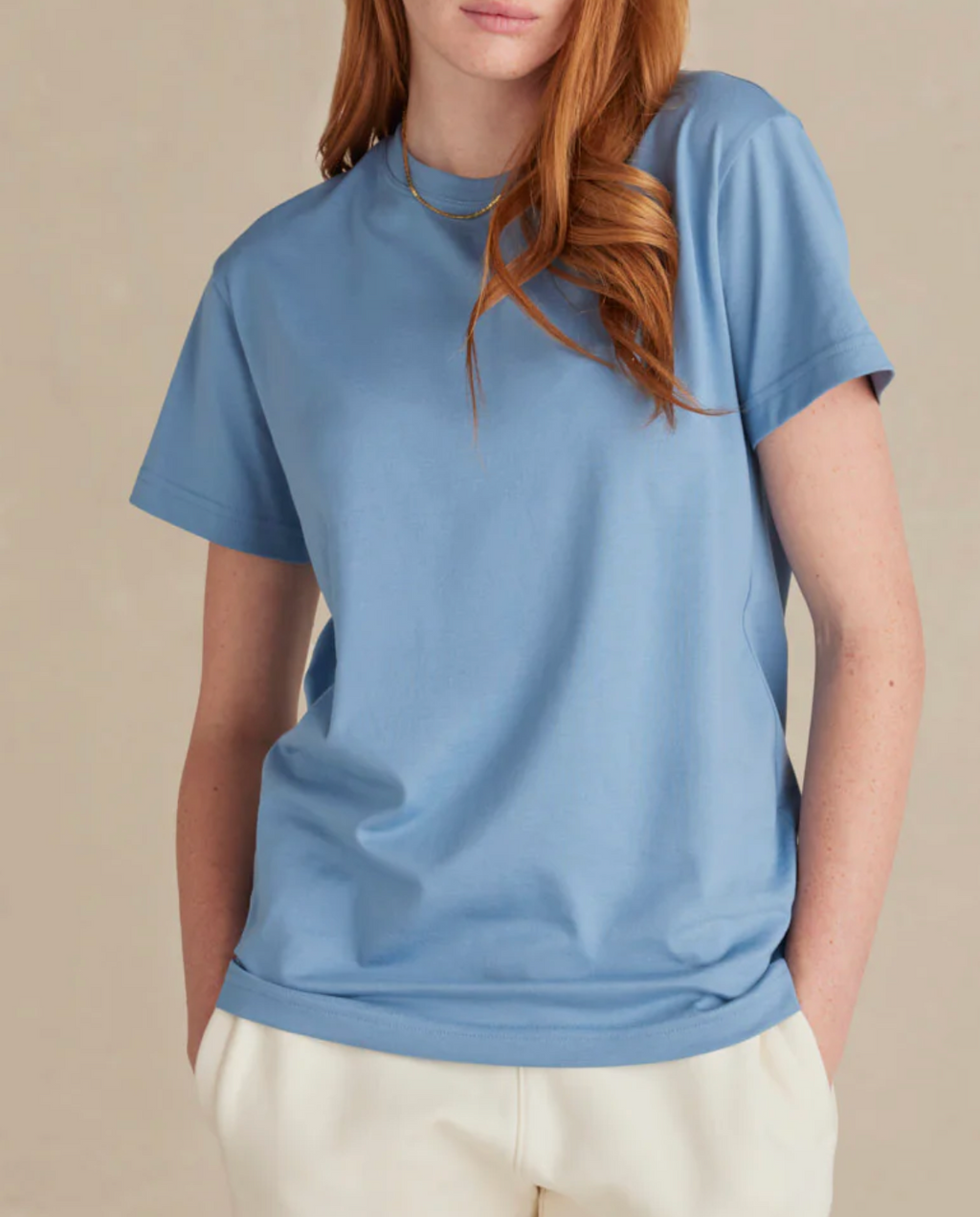 Sandpiper (Cloud Blue) Midweight Organic Tee (Copy)