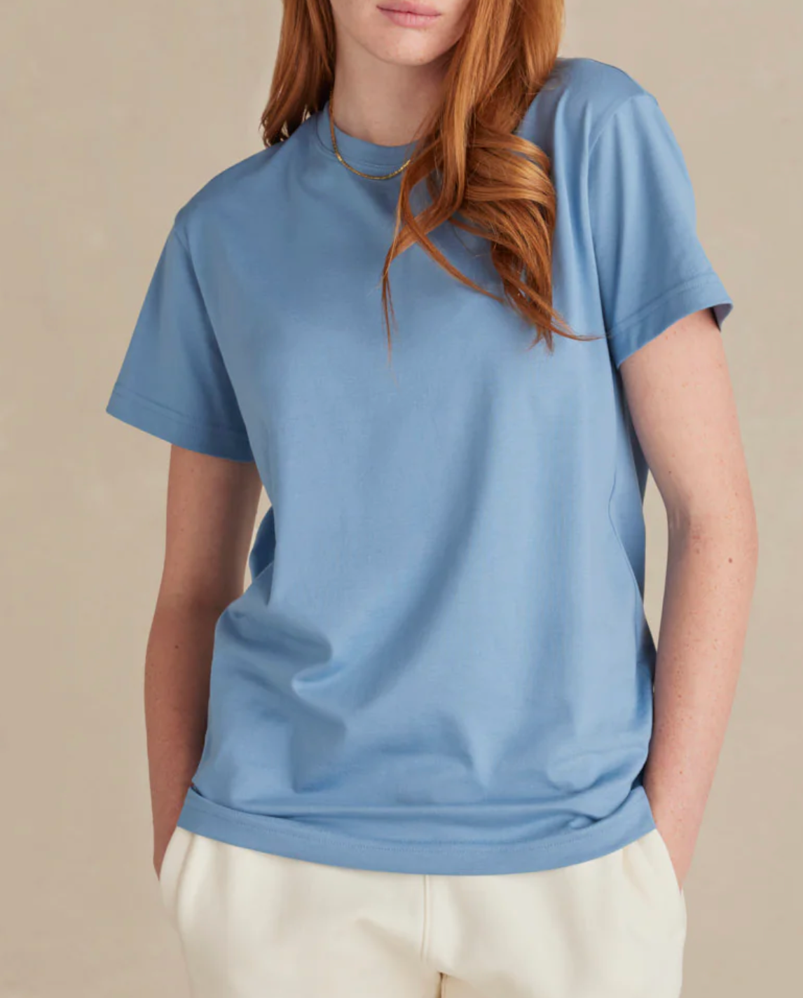 Sandpiper (Cloud Blue) Midweight Organic Tee (Copy)