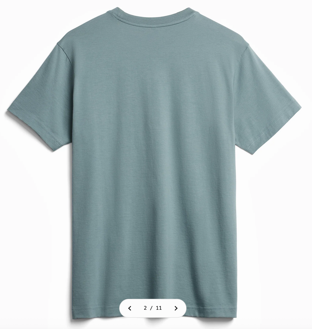 Sandpiper (Agean) Midweight Organic Tee