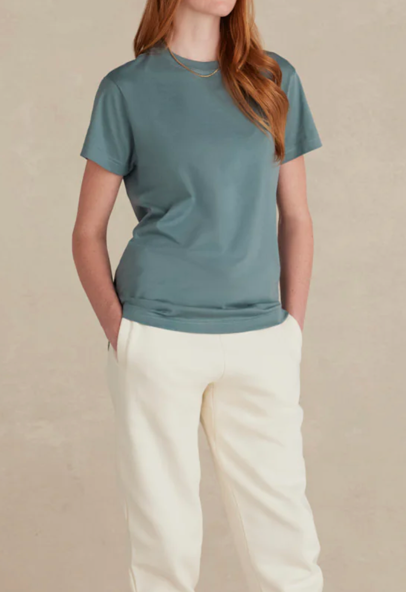 Sandpiper (Agean) Midweight Organic Tee