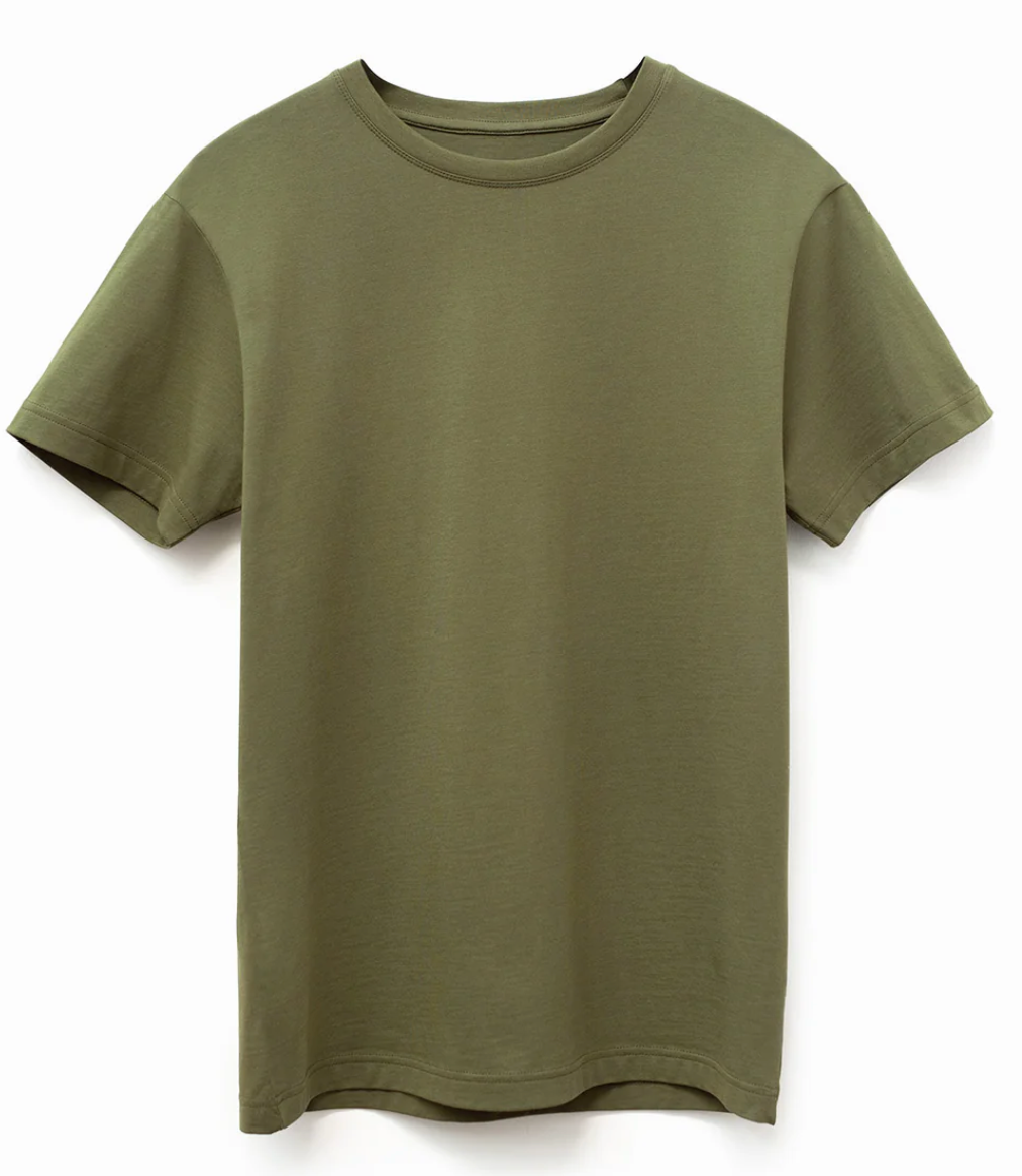 Sandpiper (Military Olive) Midweight OrganicTee