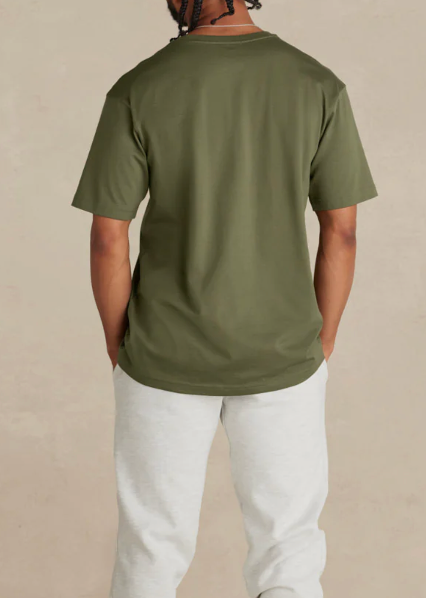 Sandpiper (Military Olive) Midweight OrganicTee
