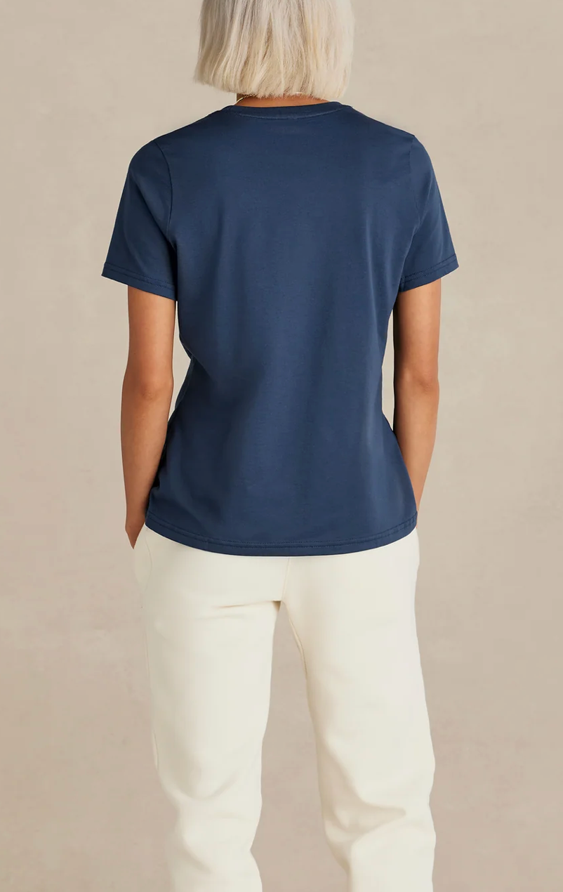 Dockside  ( Ocean Navy) Women's Midweight Organic Tee
