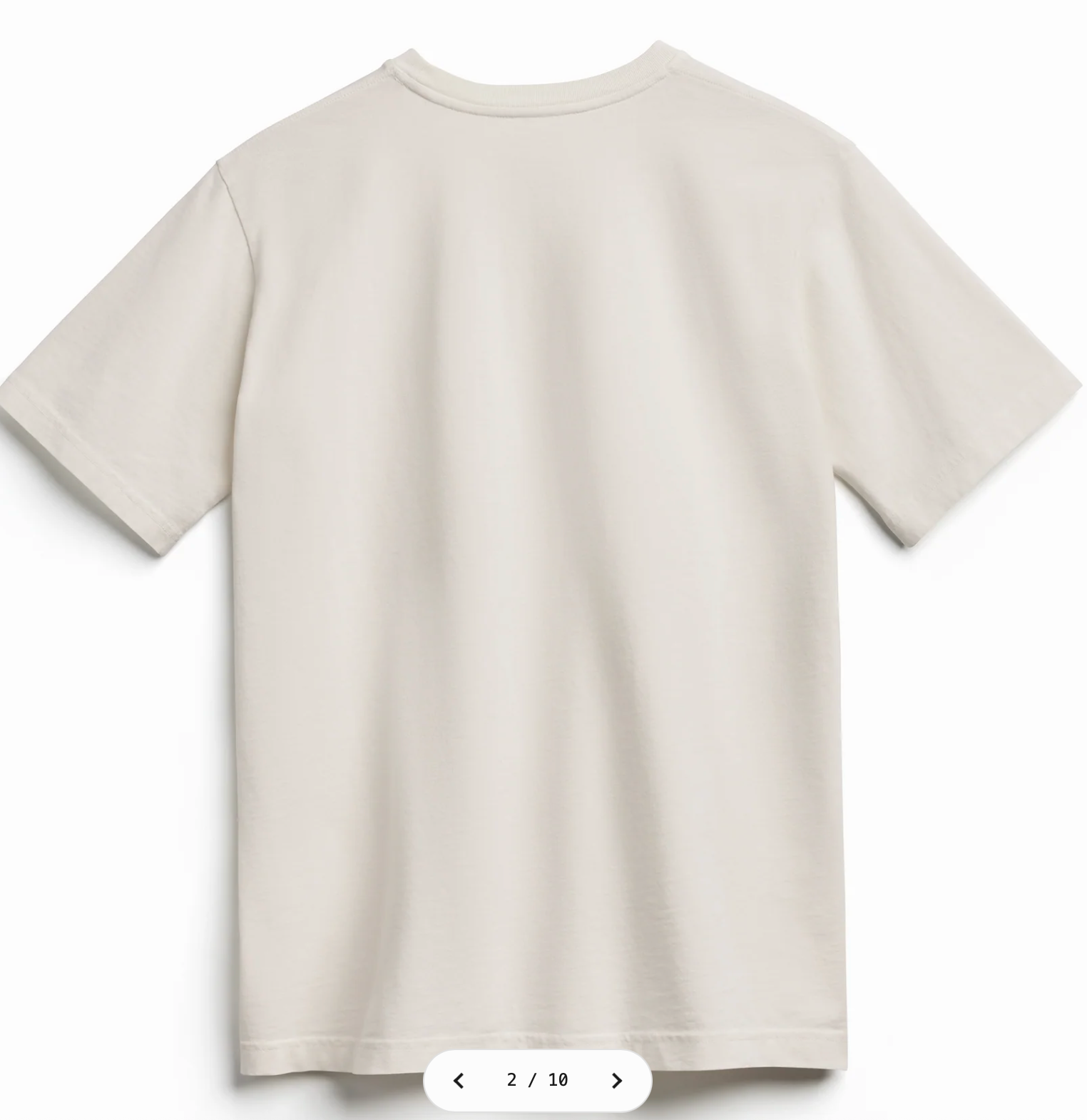 Dune (Pearl) Heavyweight Organic Tee