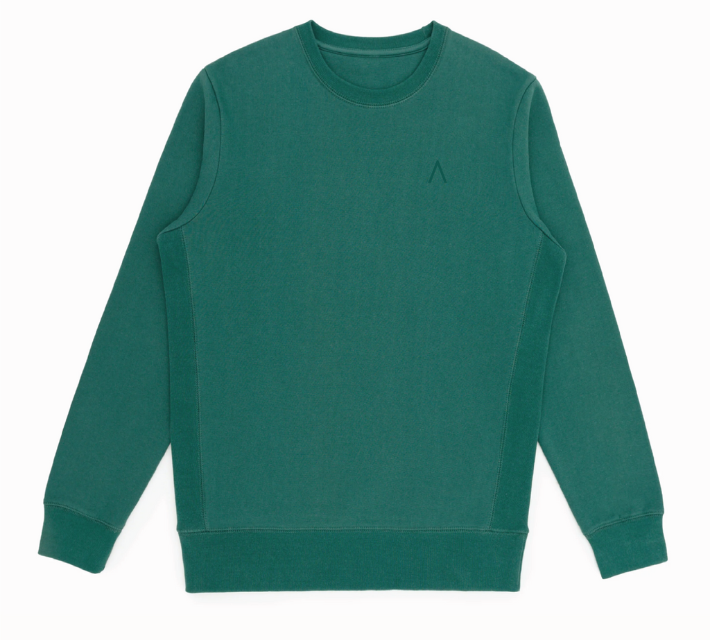 Wayfarer (Bayberry)  Heavyweight Organic Brushed Crew