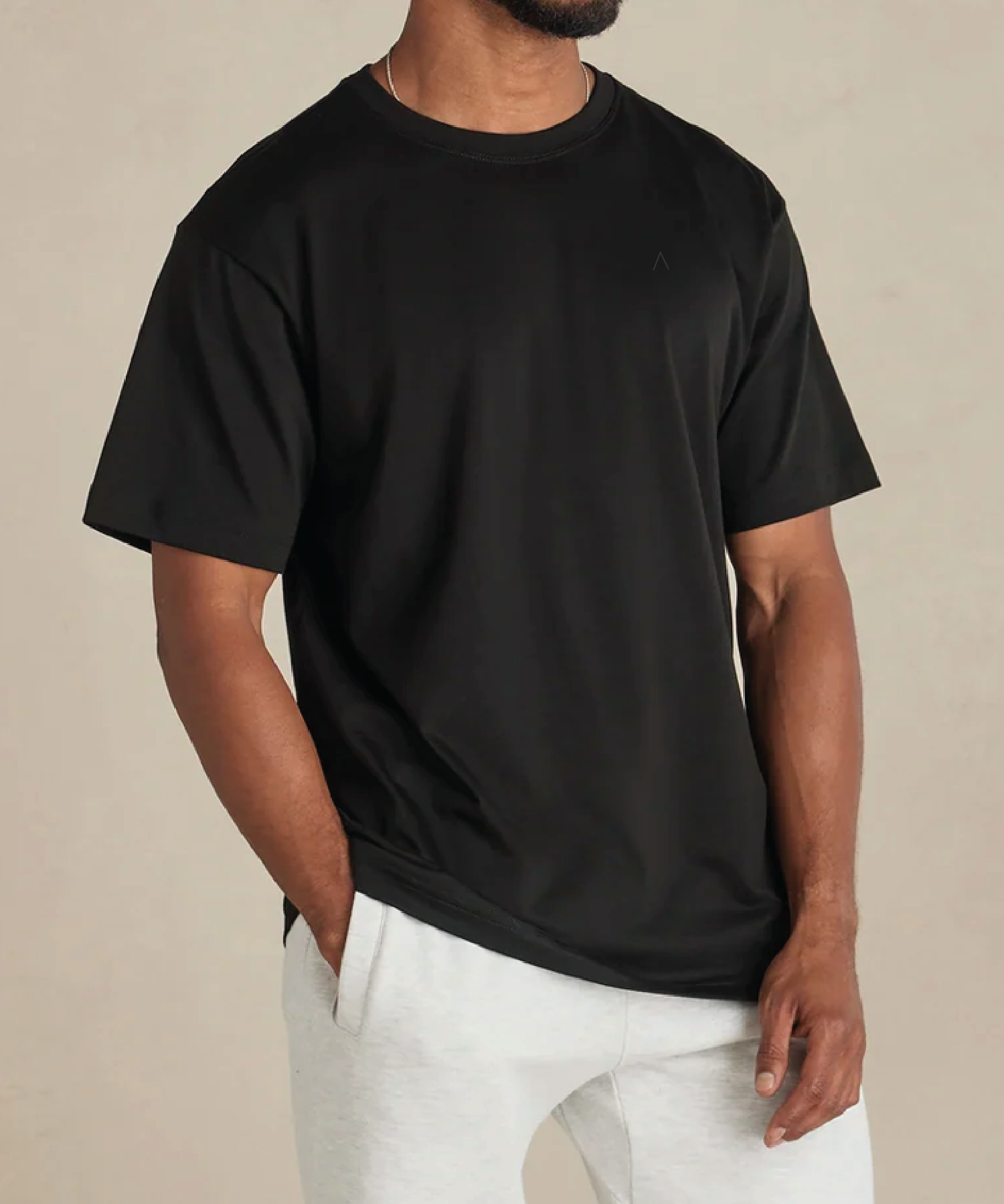 Sandpiper (Black) Midweight Organic Tee