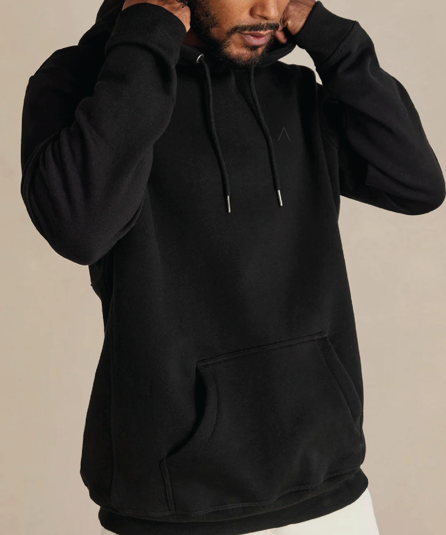 TrailBlazer ( Black) Heavyweight Organic Brushed Hood