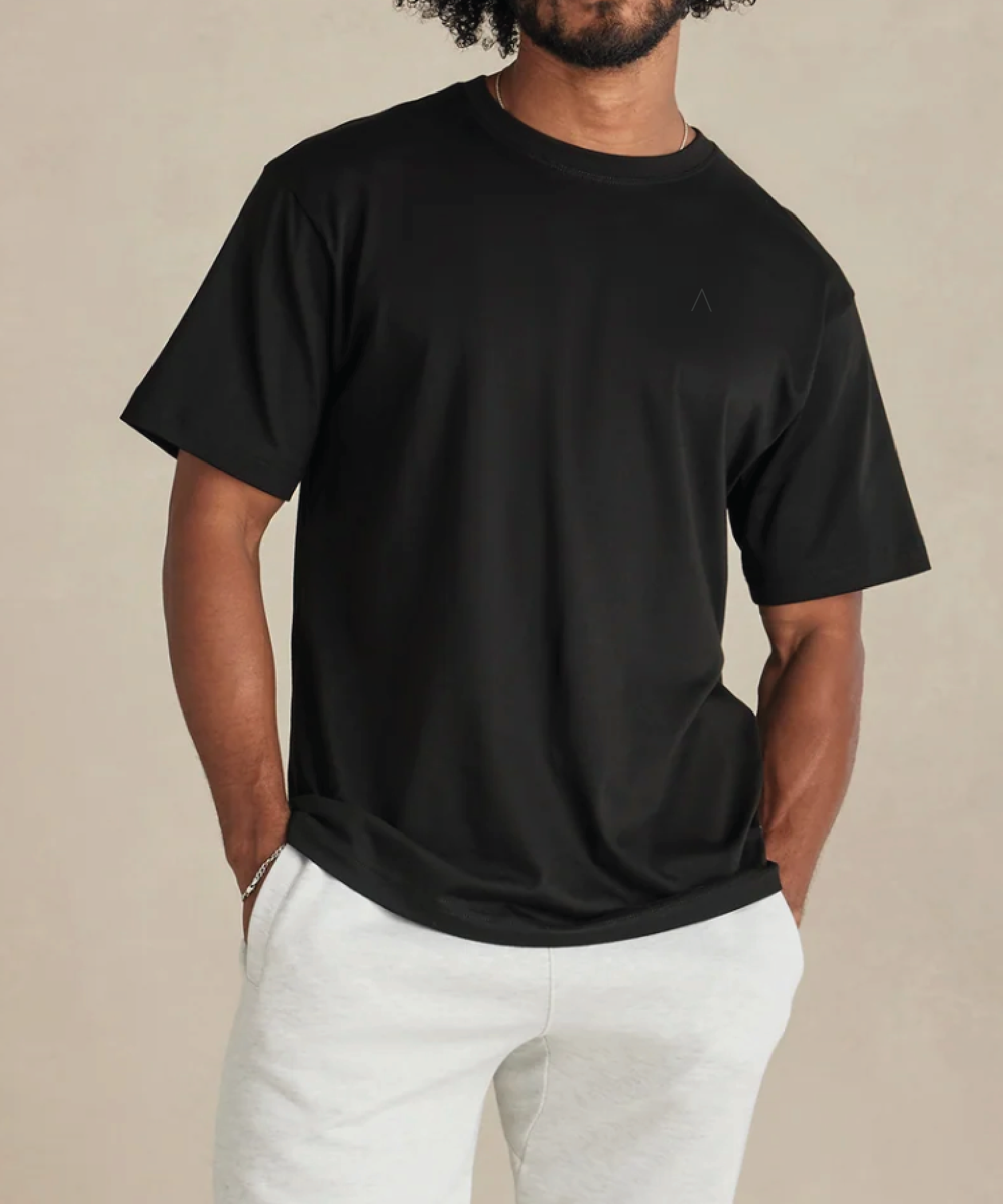Sandpiper (Black) Midweight Organic Tee