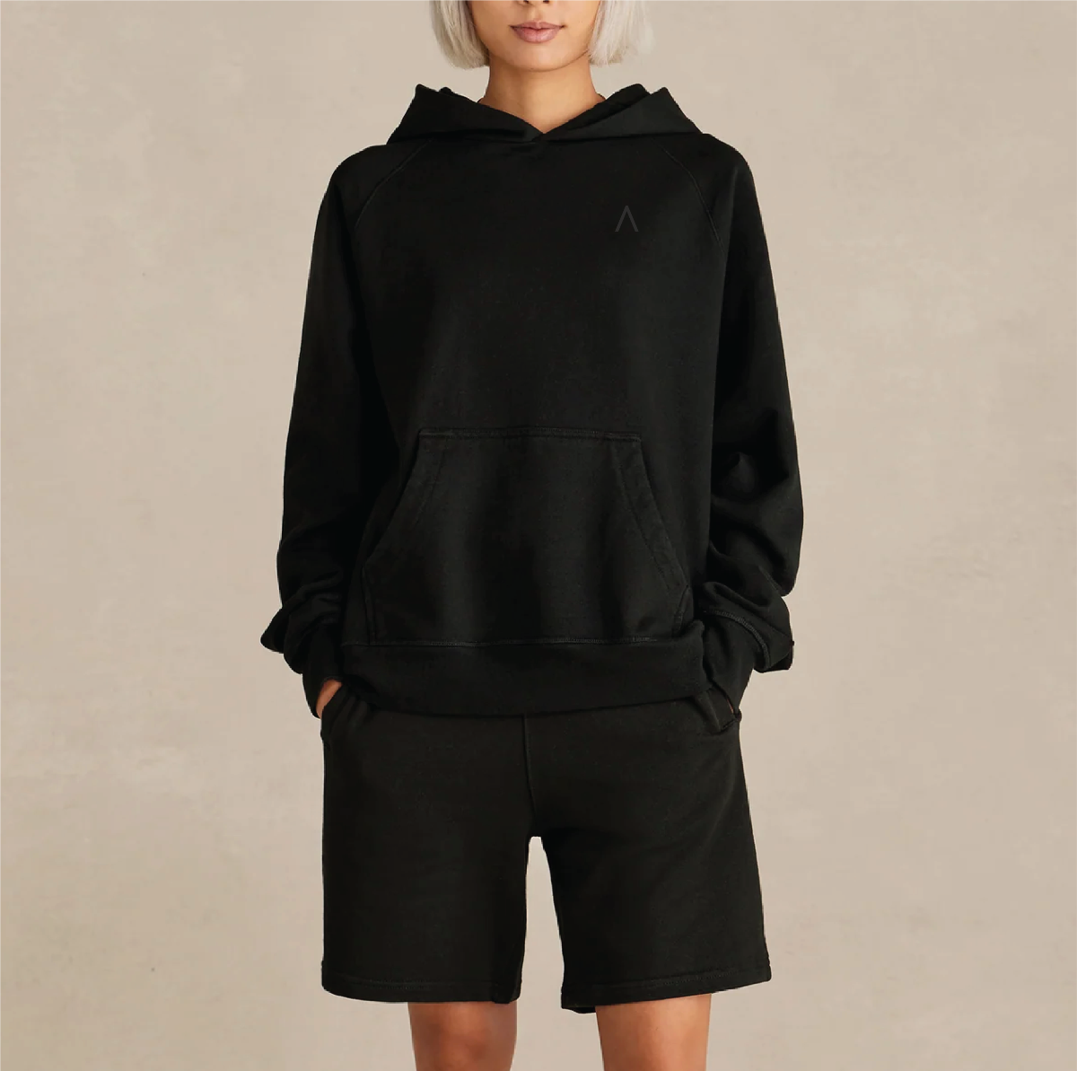 Main Mast (Black) Heavyweight Organic French Terry Hood