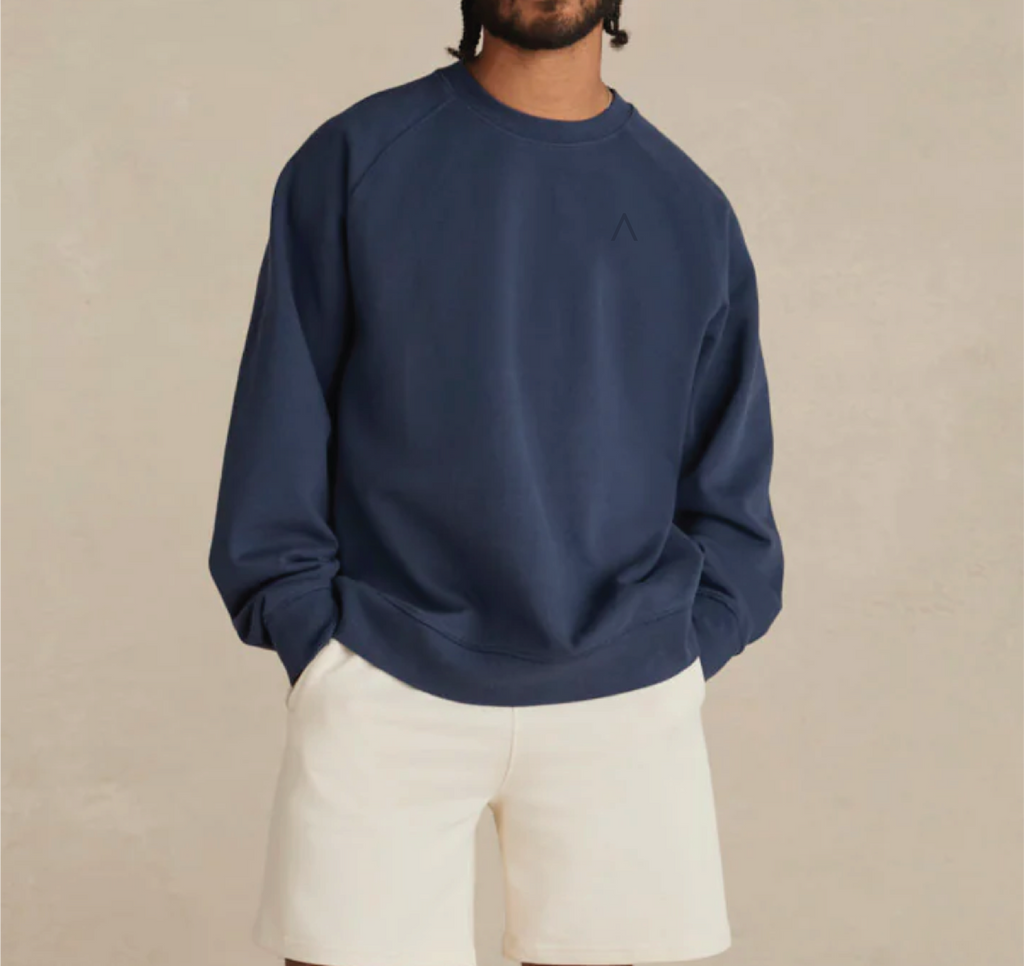 Wharf (Eclipse) Ultra Heavyweight Organic French Terry Crew