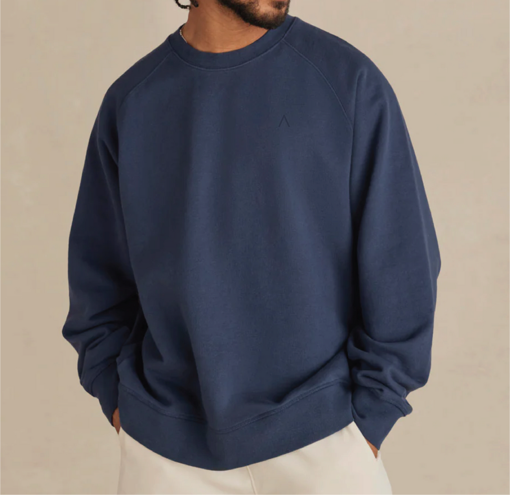 Wharf (Eclipse) Ultra Heavyweight Organic French Terry Crew