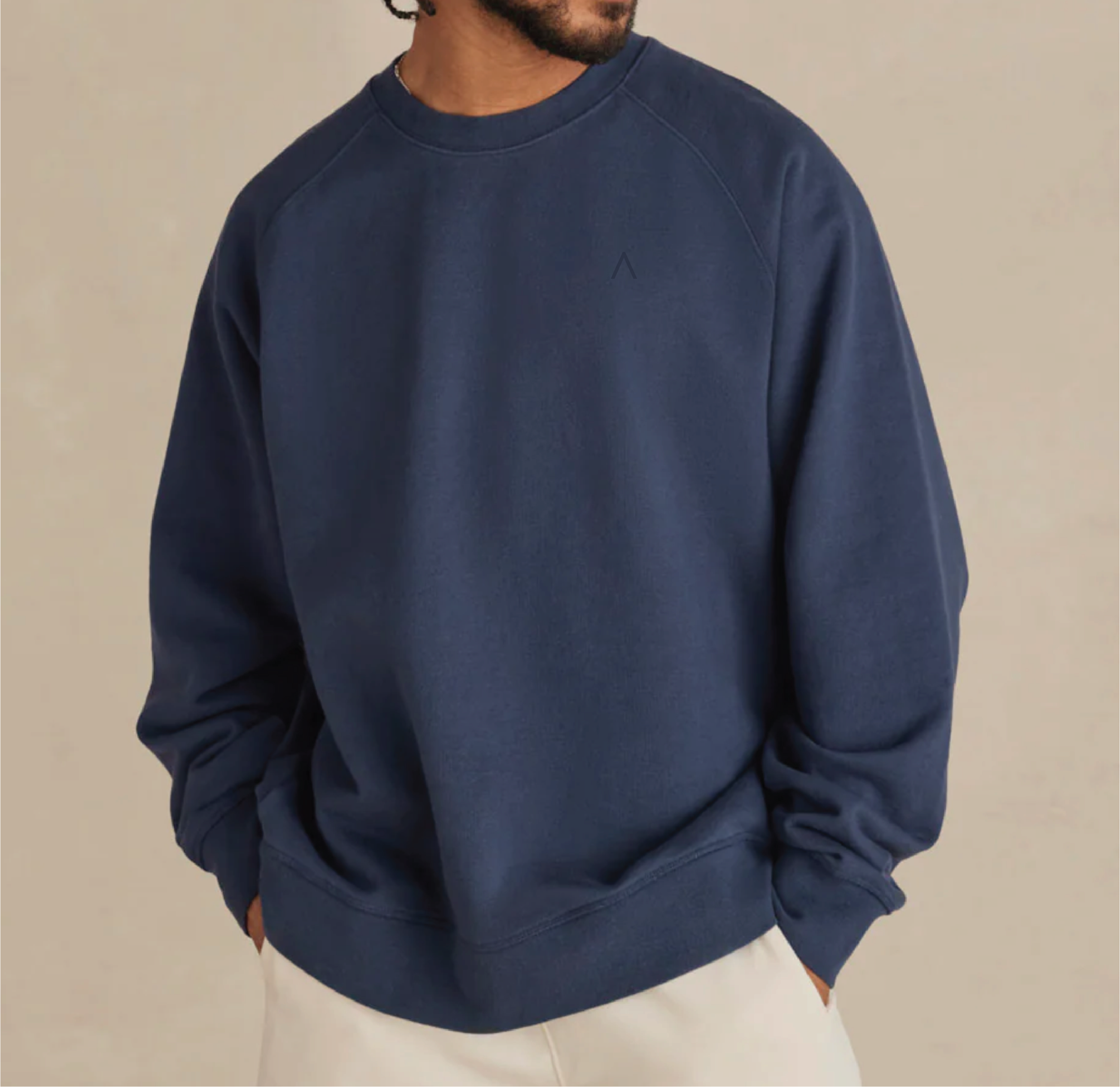 Wharf (Eclipse) Ultra Heavyweight Organic French Terry Crew