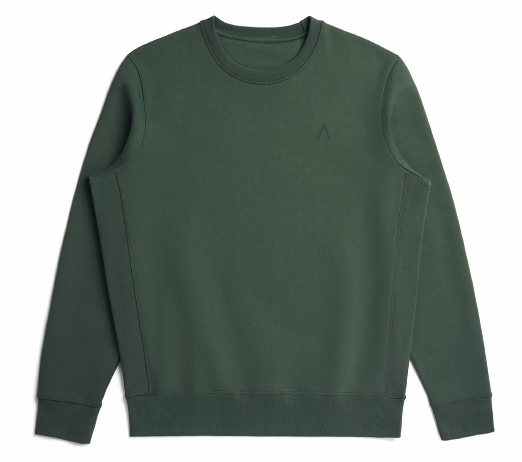 Wayfarer (Ivy)  Heavyweight Organic Brushed Crew