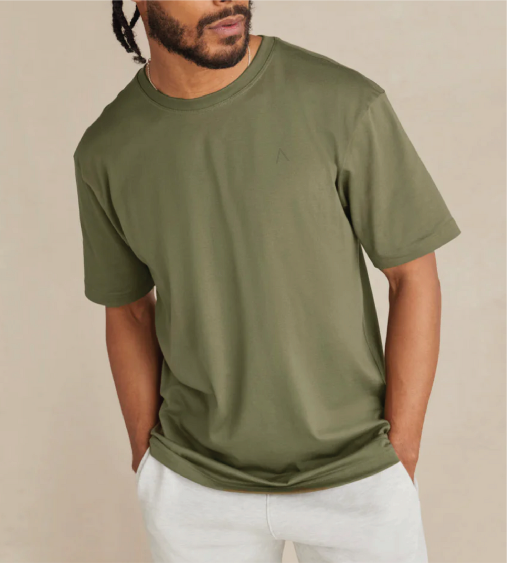 Sandpiper (Military Olive) Midweight OrganicTee