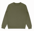 Wayfarer (Military Olive)  Heavyweight Organic Brushed Crew