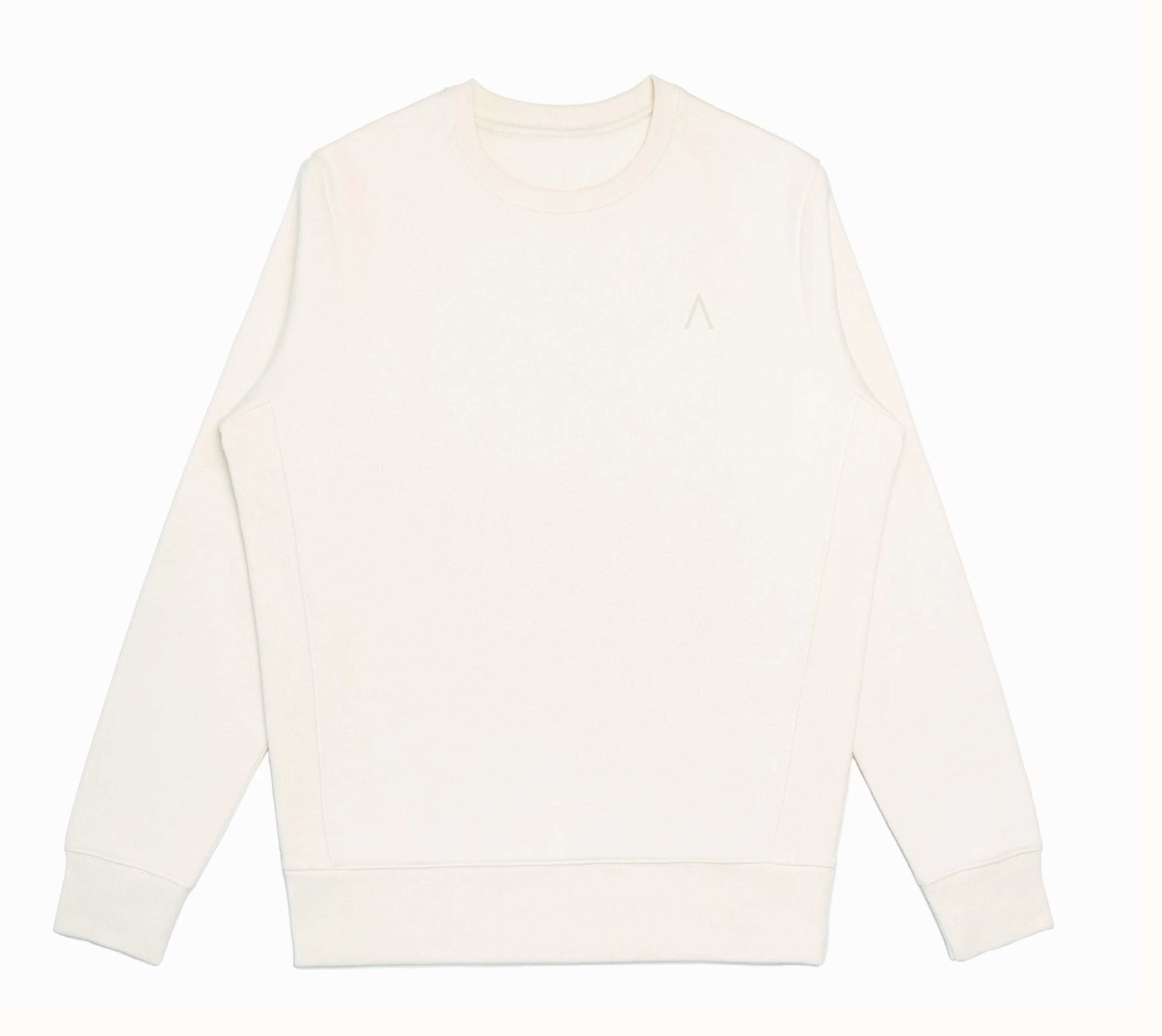 Wayfarer (Natural)  Heavyweight Organic Brushed Crew