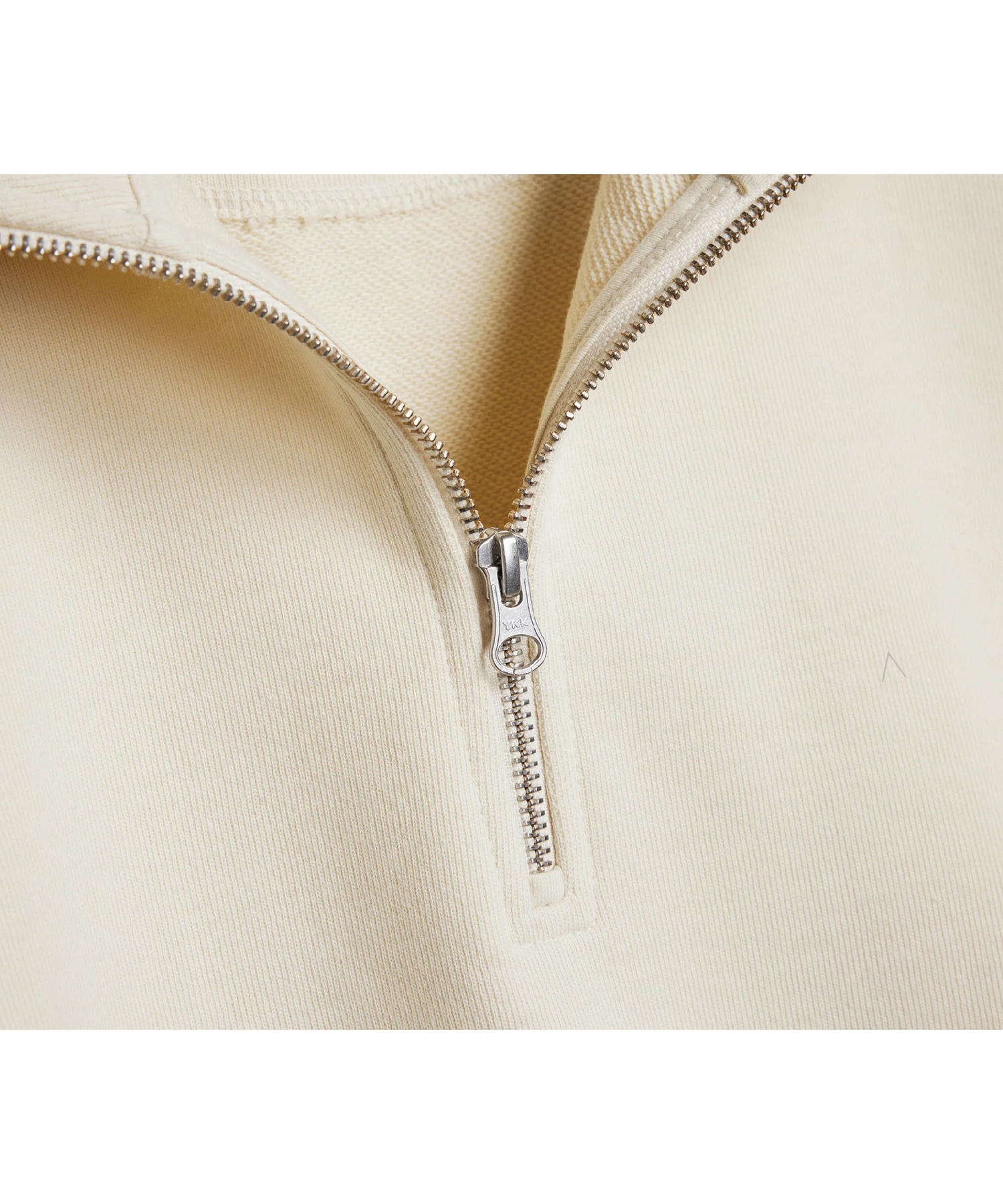 Cliffside (Parchment) Heavyweight Organic French Terry Quarter Zip