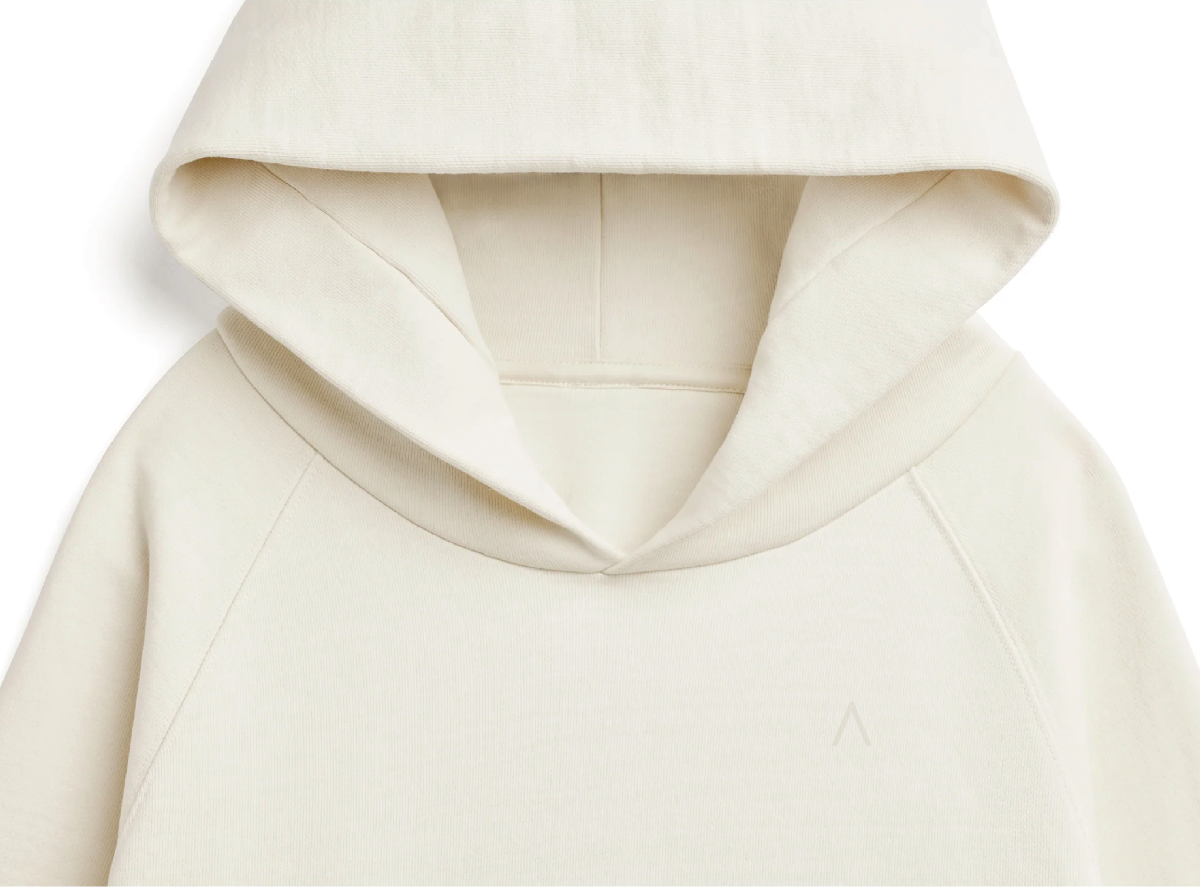 Main Mast (Parchment) Heavyweight Organic French Terry Hood