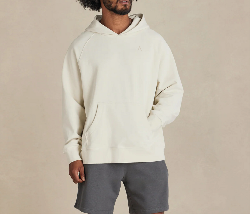 Main Mast (Parchment) Heavyweight Organic French Terry Hood