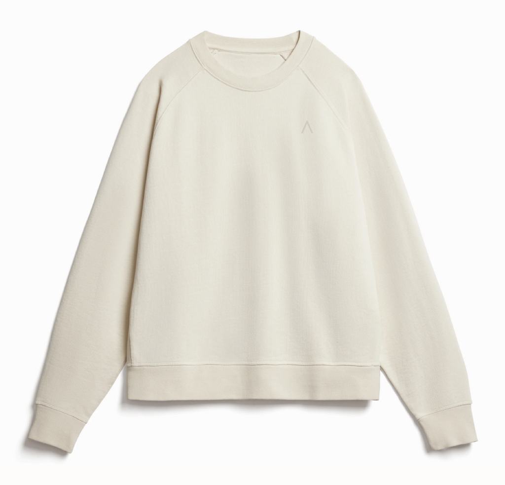 Wharf (Parchment) Ultra Heavyweight Organic French Terry Crew