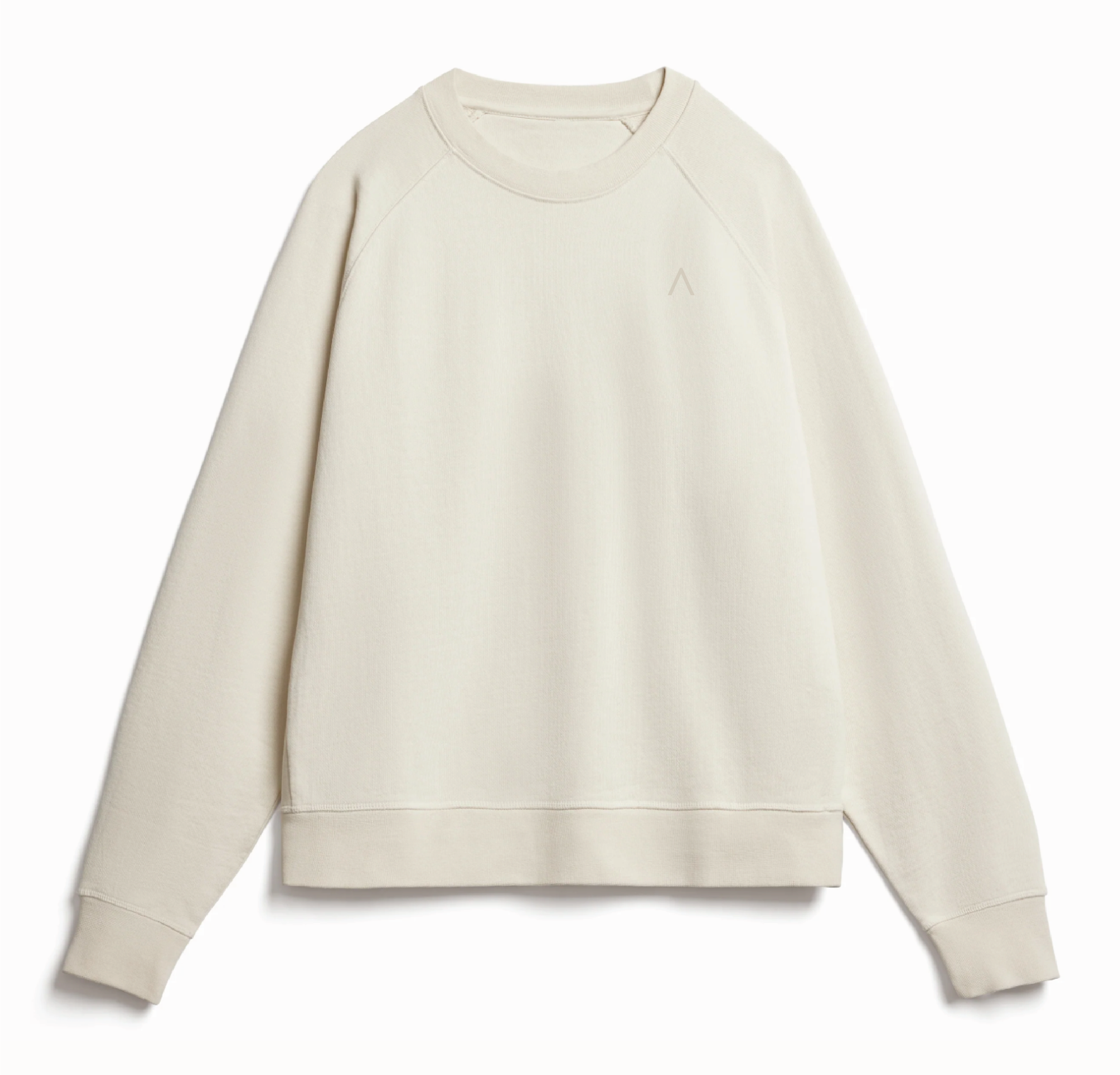 Wharf (Parchment) Ultra Heavyweight Organic French Terry Crew