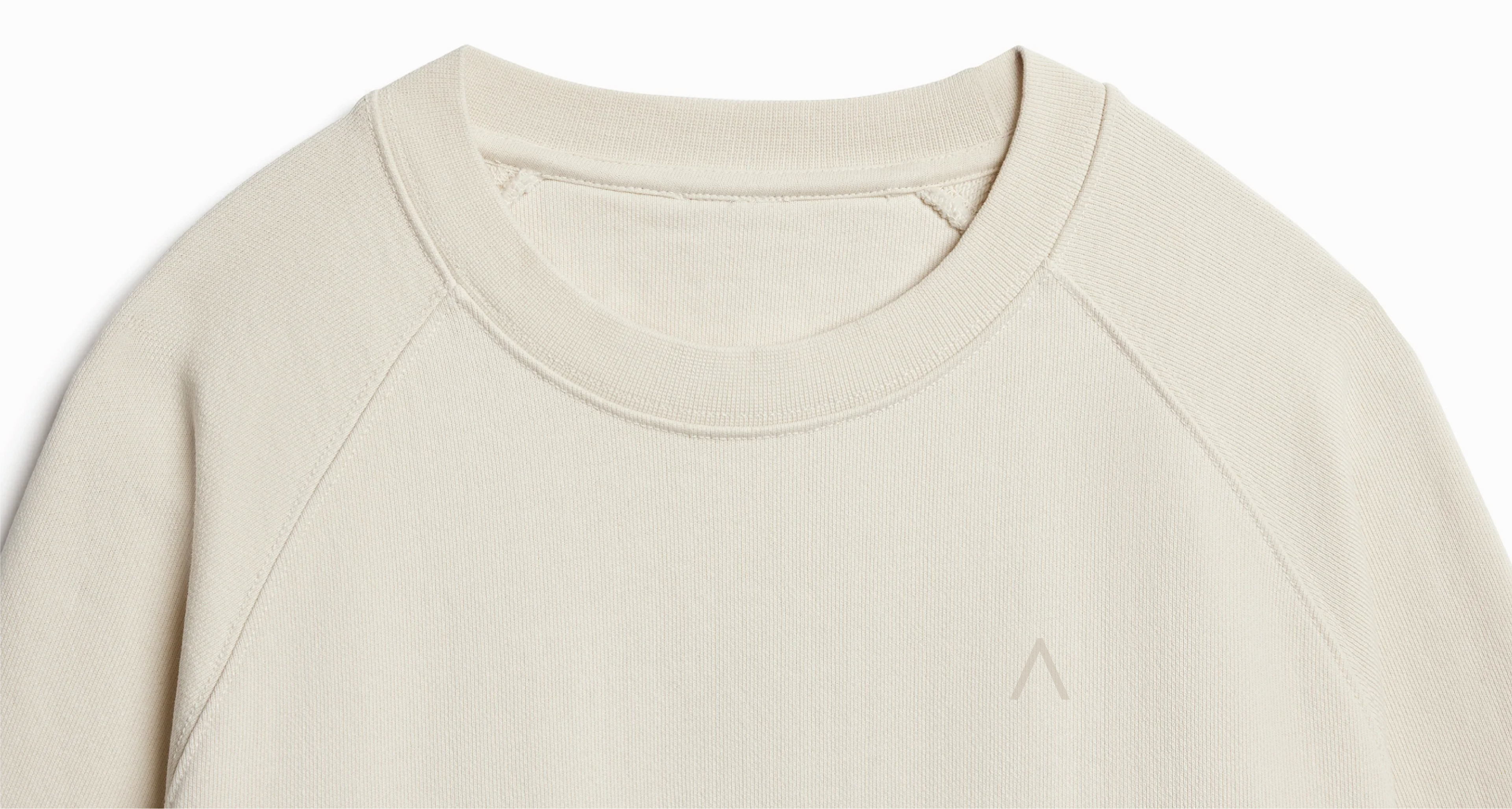 Wharf (Parchment) Ultra Heavyweight Organic French Terry Crew