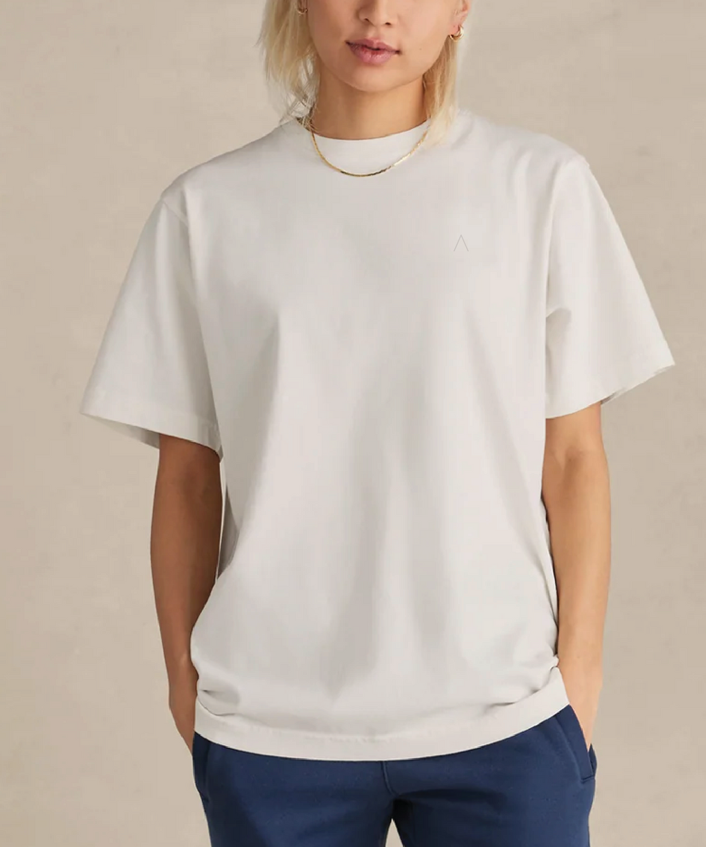 Dune (Pearl) Heavyweight Organic Tee
