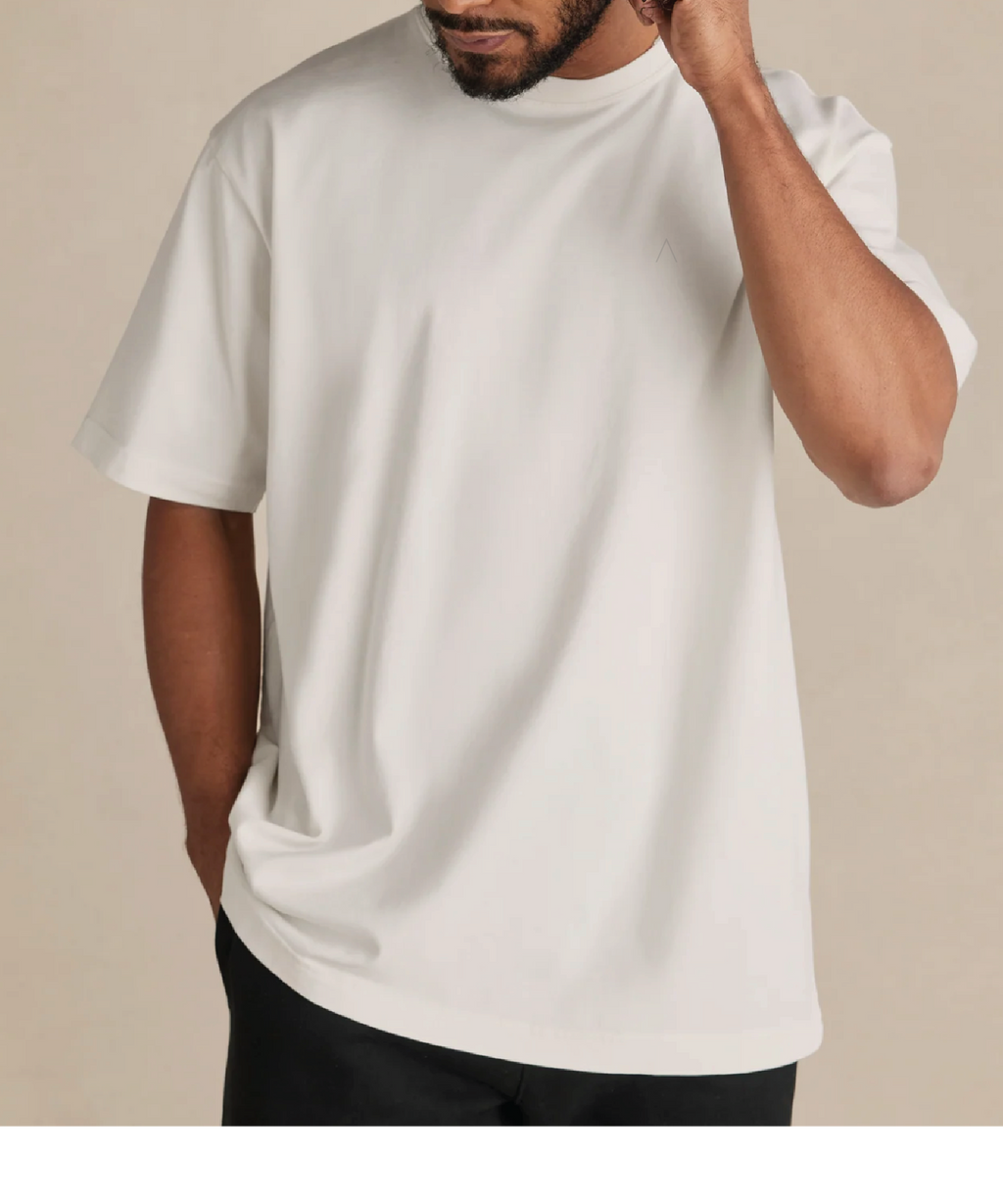 Dune (Pearl) Heavyweight Organic Tee