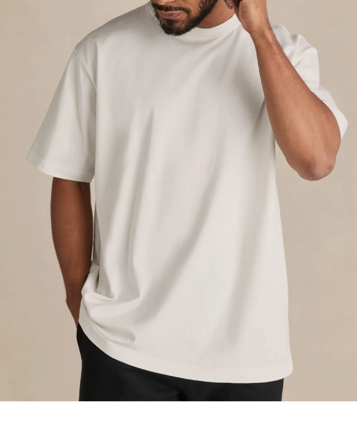 Dune (Pearl) Heavyweight Organic Tee